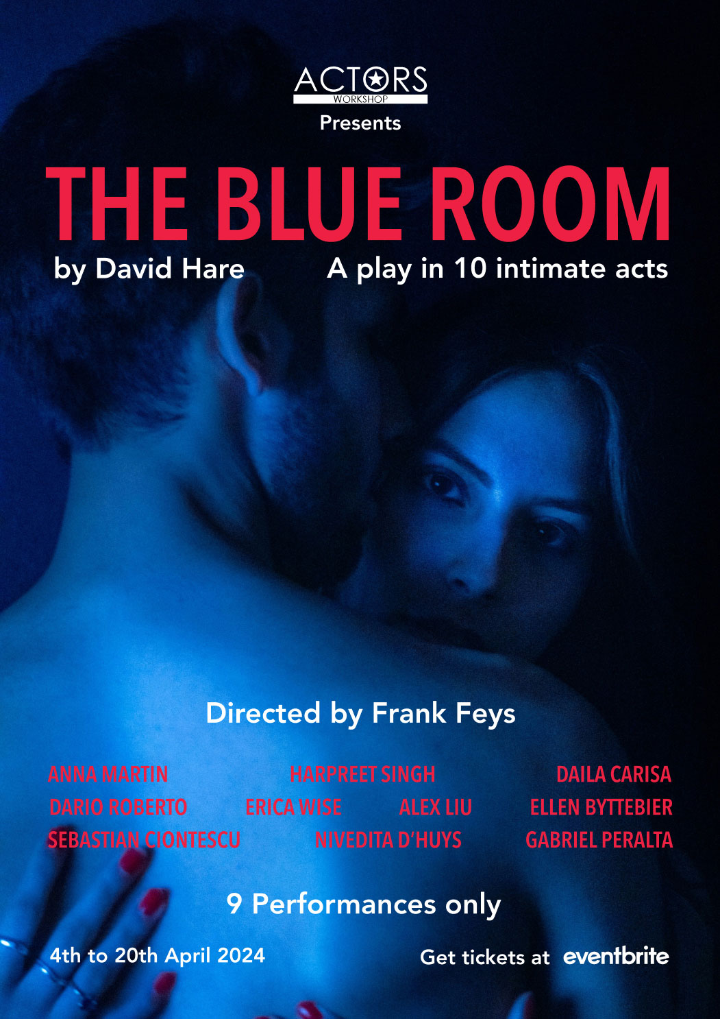 Poster The Blue Room